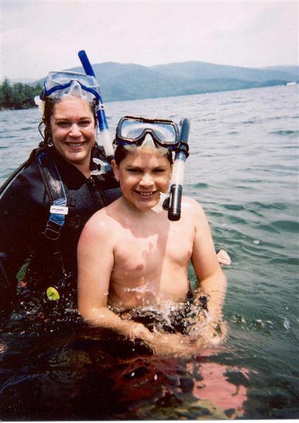 Mike & mom - Devils Fork South Carolina 2001